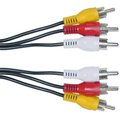 Cable Wholesale CableWholesale 10R1-03125 RCA Audio  Video Cable  3 RCA Male  25 foot 10R1-03125